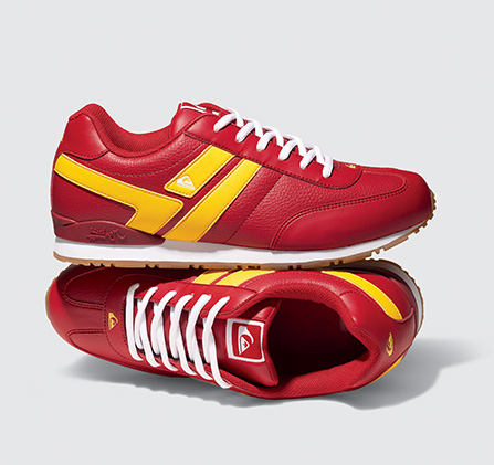 men's red sport shoes